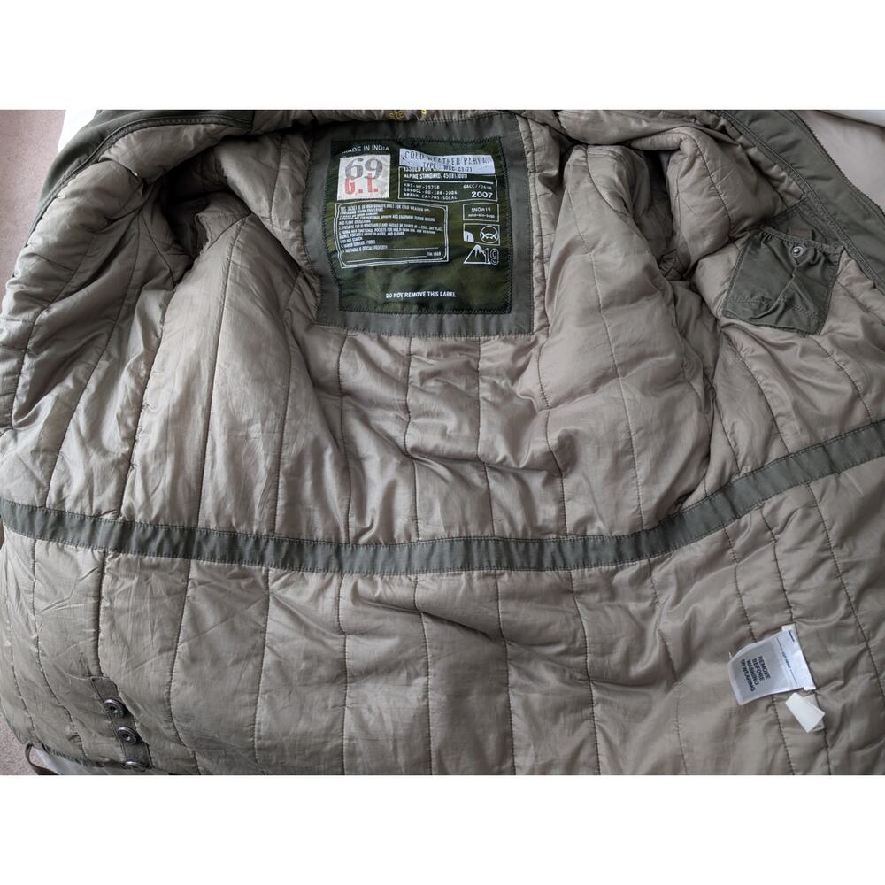 Gap 69 G.I. Military Cold Weather Parka | Olive Drab | Size Small - Picture 5 of 13